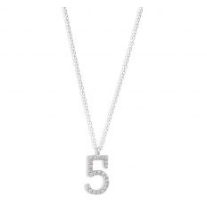 18 carat white gold necklace with number of brilliant GVS cut diamonds