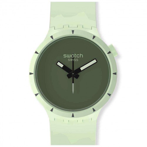 Rellotge Swatch Big Bold bioceramic FOREST color verd SB03G100