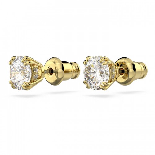 Swarovski stud Constella round cut earrings white gold tone 5642595