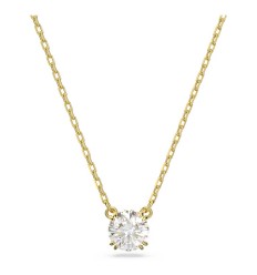 Penjoll Swarovski Constella talla rodona blancs bany or groc 5636703