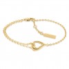 Polsera Calvin Klein Sculptured Drops dona en acer color or 35000077
