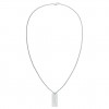 Collar Calvin Klein Grid hombre con chapa en acero 35000058
