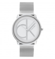 Reloj Calvin Klein Iconic Mesh 40mm plateado correa malla 25200027