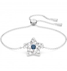 Swarovski Stela bracelet star blue rhodium plated 5639187