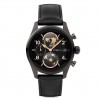 Montblanc Summit 3 Smartwatch titanium black color black strap 129267