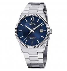 Lotus men's watch blue dial stainless steel bracelet 18835/2
