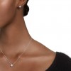 Conjunto Swarovski Constella collar y pendientes blanco rodio 5647663