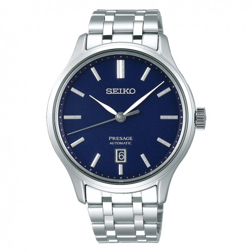 Seiko Presage Japanese garden Automatic 4R35 watch blue dial SRPD41J1