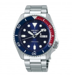 Rellotge Seiko 5 Sports automàtic acer bicolor esfera blava SRPD53K1