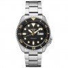 Seiko 5 Sports automatic watch 4R36 steel strap black dial SRPD57K1