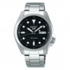 Seiko 5 Sports automatic watch 4R36 steel 40mm black dial SRPE55K1