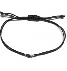 Pulsera oro blanco y diamante de 0.04 quilates