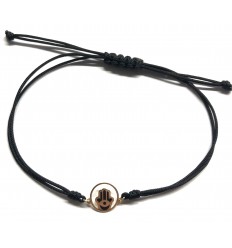 Pulsera mano de fátima oro amarillo de 18 quilates