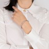 Pulsera Lotus Bliss Dona en acer i circonites blanques LS1846-2/1