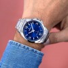 Festina men's solar watch blue dial steel strap F20656/2