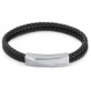 Calvin Klein Braided men's bracelet in black leather 35000097