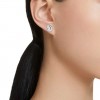 Swarovski Iconic Swan stud earrings white crystals rhodium 5647873