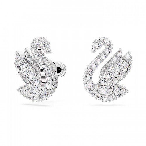 Arracades de botó Swarovski Iconic Swan vidres blancs 5647873