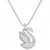 Colgante Swarovski Iconic Swan pequeño blanco baño rodio 5647872