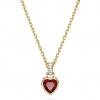 Colgante Swarovski Stilla corazón cristal rojo baño tono oro 5648750