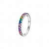 Anell Lotus Silver Rainbow circonites colors i plata lp1993-3