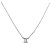 Silver and zirconia pendant Taurus signs of the zodiac collection