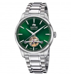 Jaguar J965/4 men's watch automatic green dial steel bracelet