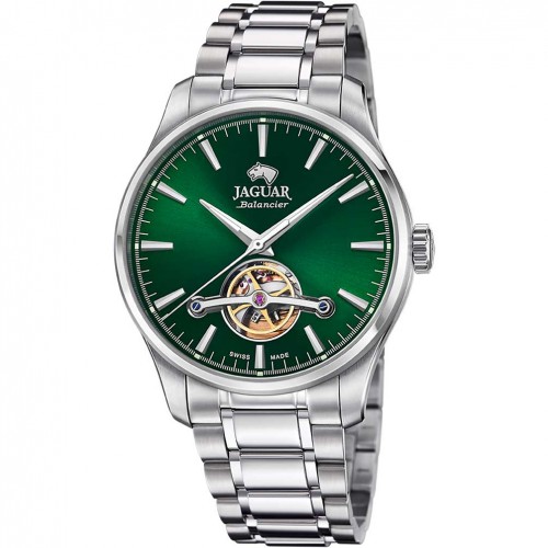 Reloj Jaguar J965/4 hombre automático esfera verde correa de acero