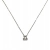 Colgante plata y circonita virgo colección signos del zodiaco