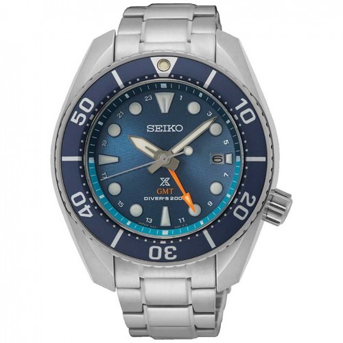 Rellotge Seiko Prospex Sumo Solar GMT SFK001J1 esfera blava
