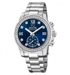 Jaguar Lady Connected watch blue dial steel bracelet J980/3