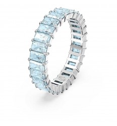 Anell Matrix Swarovsk vidres blaus talla baguette bany de rodi 5661909