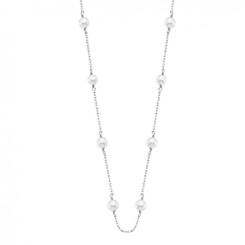Collaret Lotus Silver per dona en plata i perles LP3410-1/1