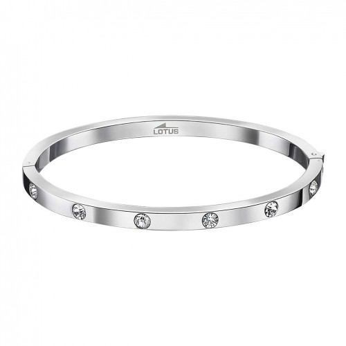 Pulsera Lotus Bliss Dona en acer i circonites blanques LS1846-2/1