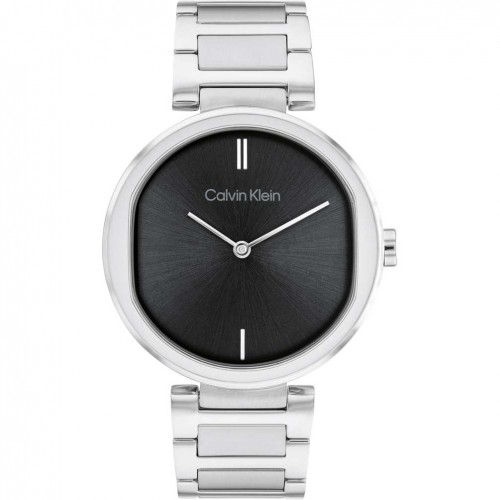 Rellotge Calvin Klein Sensation esfera negra braçalet acer 25200249