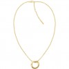 Calvin Klein Twisted Ring necklace gold stainless steel 35000307