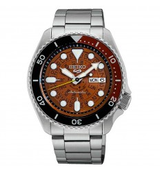 Rellotge Seiko 5 Sports Style automàtic translúcida marró SRPJ47K1