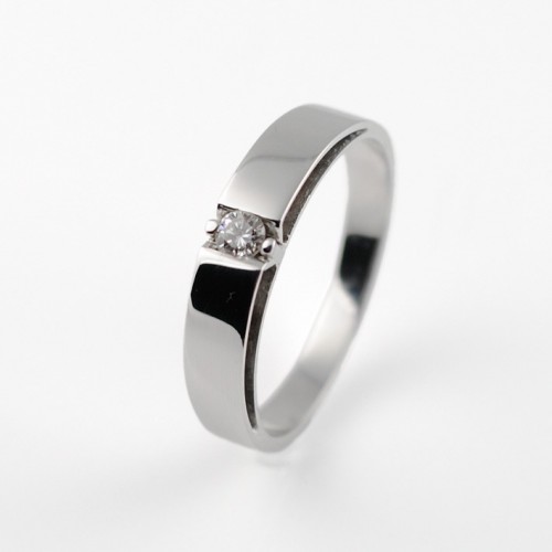 Anillo Oro Blanco y Diamante 00003