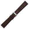 Corretja de pell marró Tissot de 21mm amb tancament desplegable T852045399