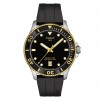 Tissot Seastar 1000 watch 40mm black dial rubber strap T1204102705100