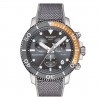 Reloj Tissot Seastar 1000 cronógrafo gris correa téxtil T1204171708101