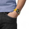 Tissot sideral S Powermatic watch yellow rubber strap T1454079705700