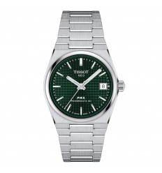 Rellotge Tissot PRX Powermatic 80 acer esfera verd fosc T1372071109100