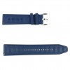 Blue rubber strap with buckle for Montblanc Summit watch 22mm