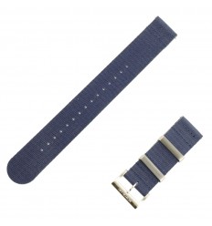 Correa silicona azul 22mm con hebilla reloj Montblanc Summit 117569