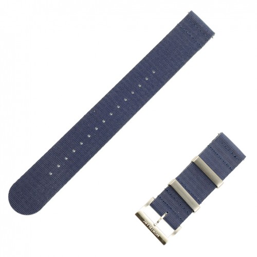 Corretja silicona blava 22mm amb sivella per a rellotge Montblanc Summit