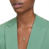 Swarovski Idyllia pendant clover green crystals gold tone 5671144