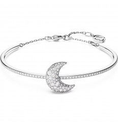 Pulsera Swarovski Luna cristales blancos baño rodio 5666175