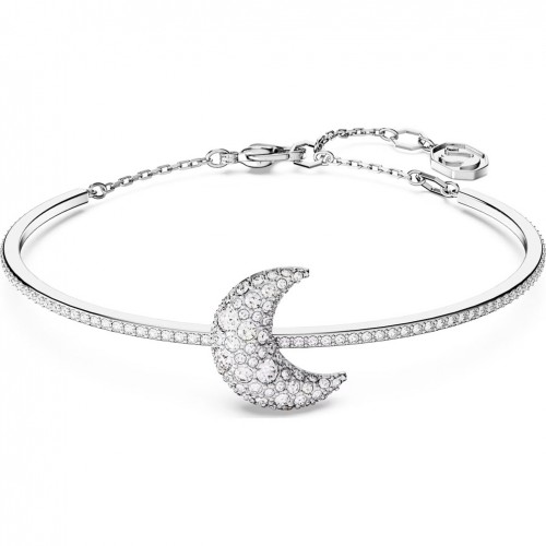 Pulsera Swarovski Luna cristales blancos baño rodio 5666175