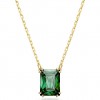 Penjoll Swarovski Matrix talla rectangular verd bany to or 5677141